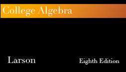 College Algebra 8e