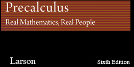Precalculus: Real Mathematics, Real People 6e